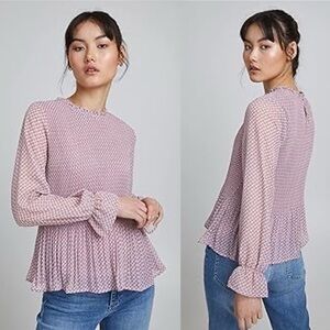 Ichi Ihnally Pleated Blouse